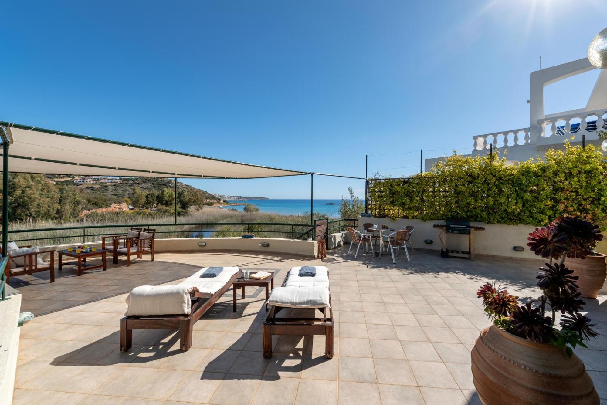 Coastal Dream Beachview Jacuzzi& Sauna Amoudara  Exterior photo