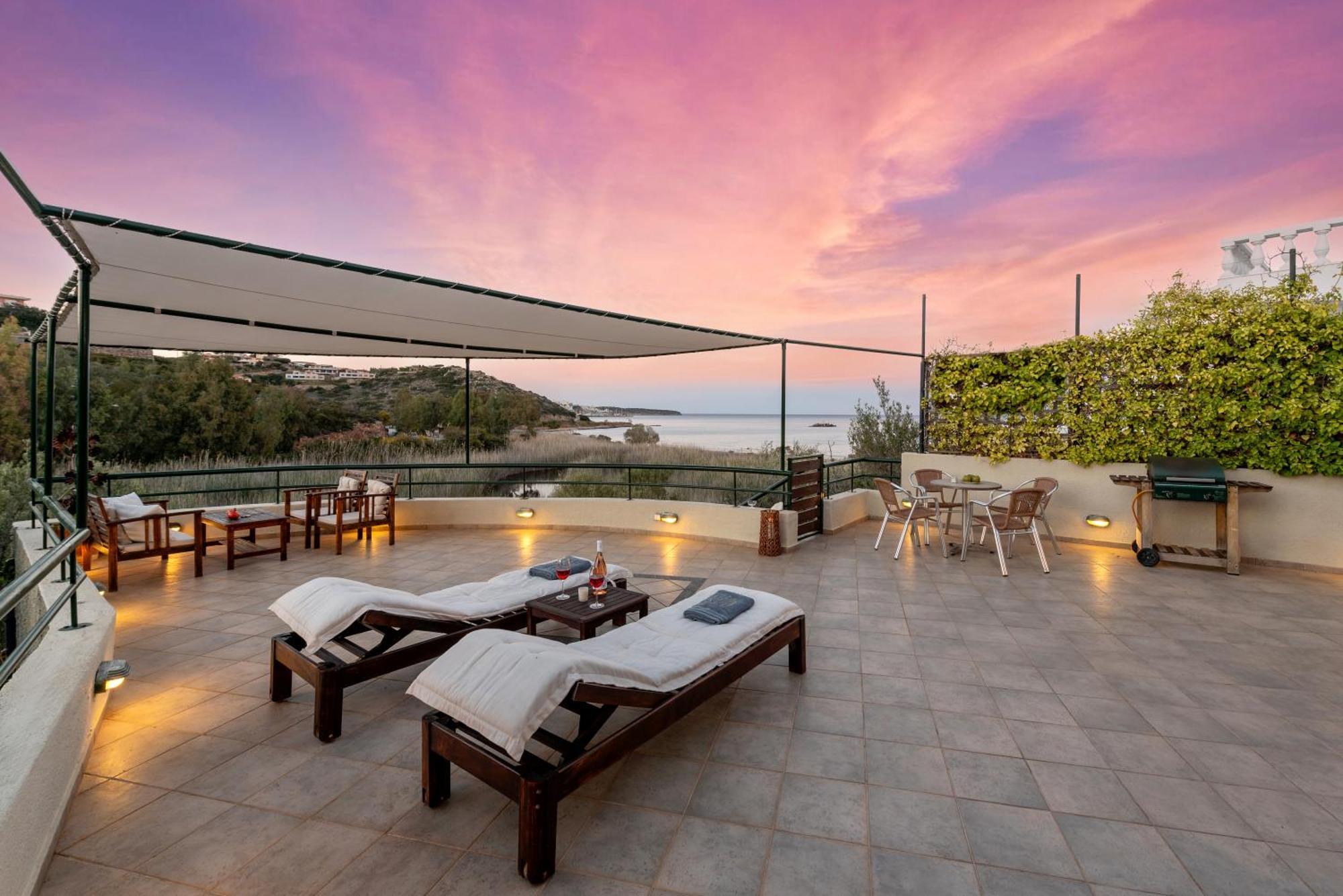 Coastal Dream Beachview Jacuzzi& Sauna Amoudara  Exterior photo